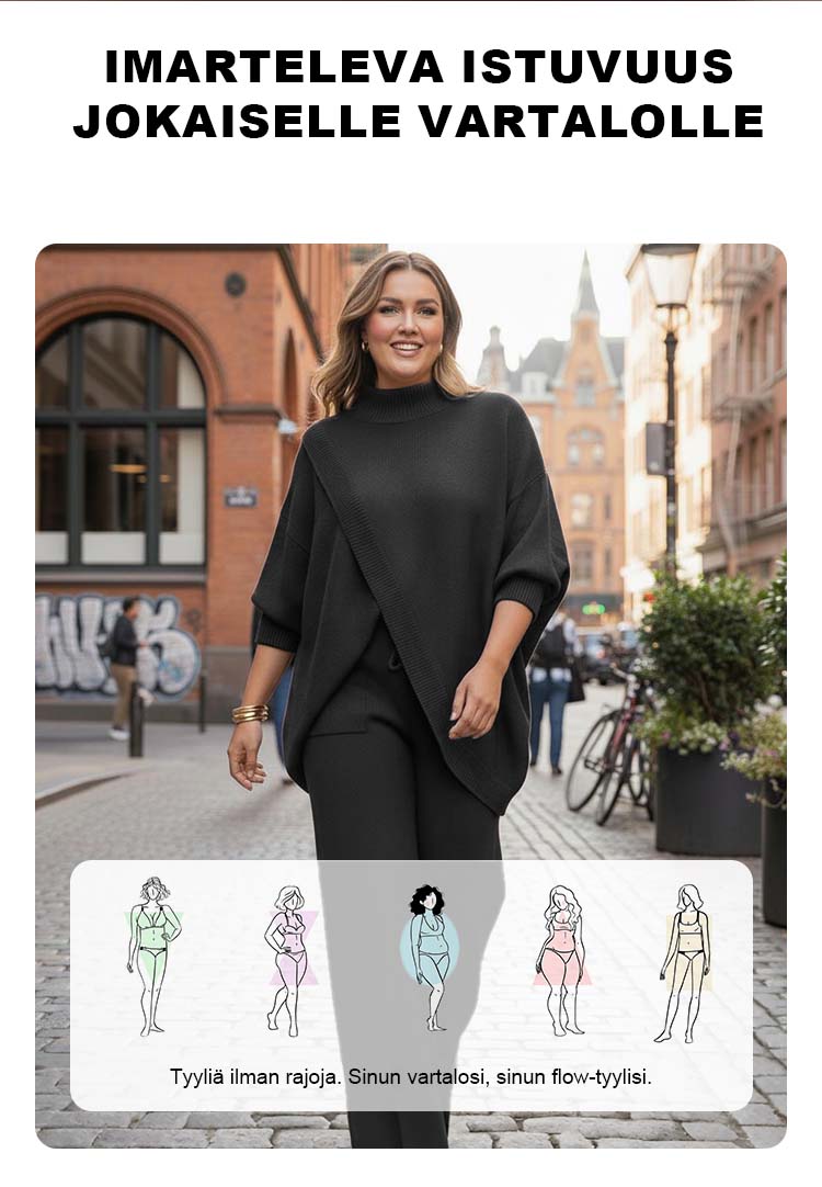 🔥Black-Friday-Mega-Angebot – 50 % Rabatt!🔥Damen Oversize-Pullover & Hose Set