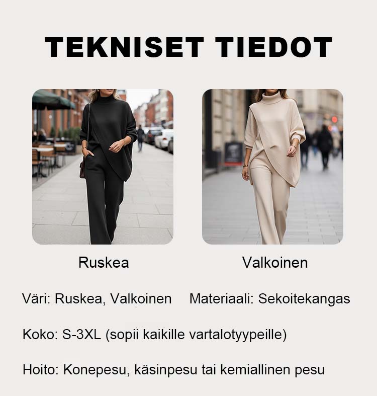 🔥Black-Friday-Mega-Angebot – 50 % Rabatt!🔥Damen Oversize-Pullover & Hose Set