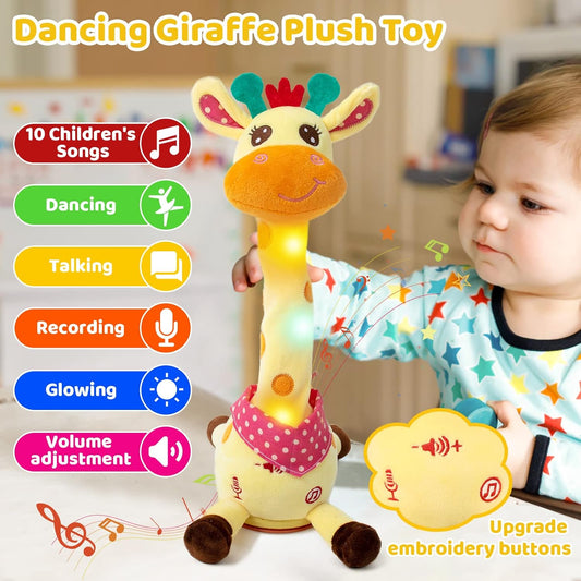 🎉 Bestseller-Musical-Giraffen-Spielzeug – singt, tanzt und wiederholt, was Sie sagen! 🦒🎵🗣️