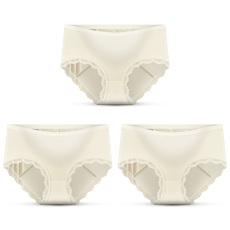 ⌛ Nur noch 3 Tage – 50 % auf alles! ⏰Damen-Softspitze-Mid-Rise-Slip