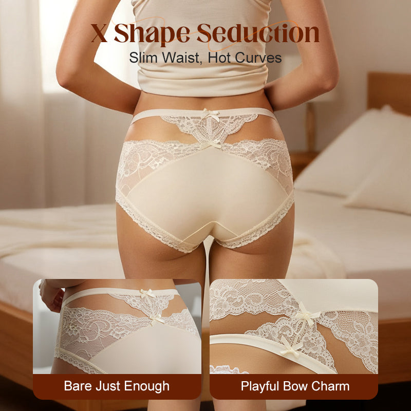 ⌛ Nur noch 3 Tage – 50 % auf alles! ⏰Damen-Softspitze-Mid-Rise-Slip