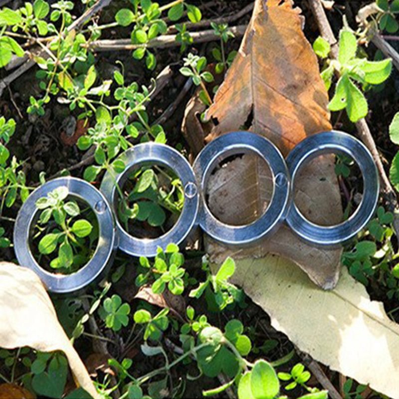 Edelstahl-Drehbarer Klappring für den Außenbereich (4er-Pack)