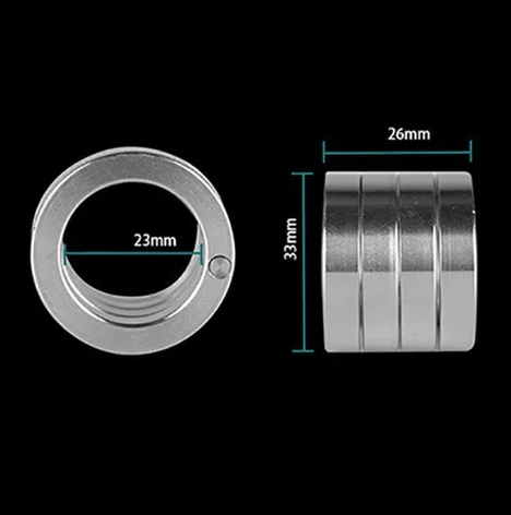 Edelstahl-Drehbarer Klappring für den Außenbereich (4er-Pack)
