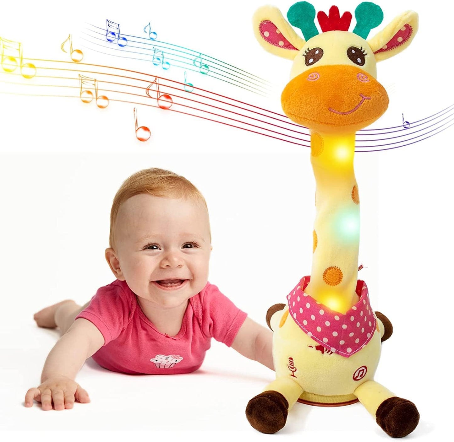 🎉 Bestseller-Musical-Giraffen-Spielzeug – singt, tanzt und wiederholt, was Sie sagen! 🦒🎵🗣️