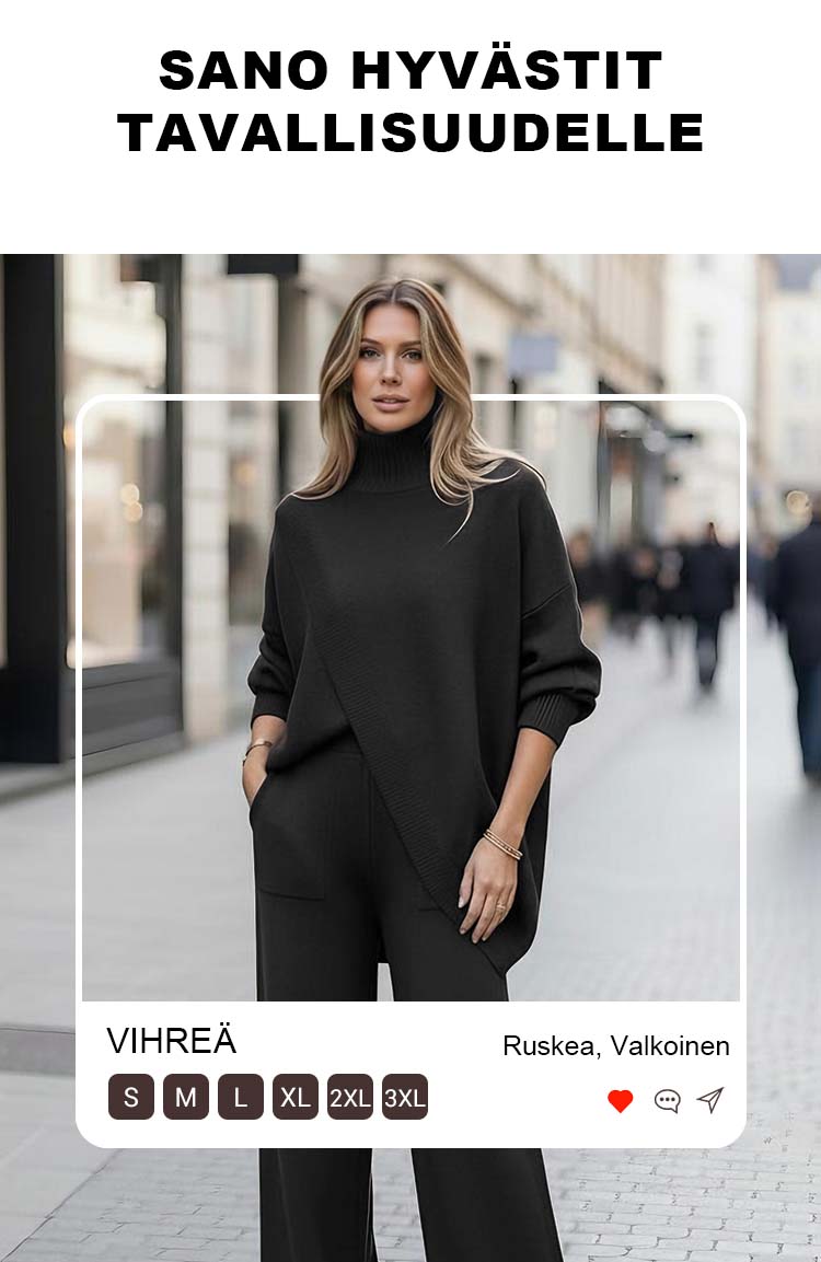 🔥Black-Friday-Mega-Angebot – 50 % Rabatt!🔥Damen Oversize-Pullover & Hose Set