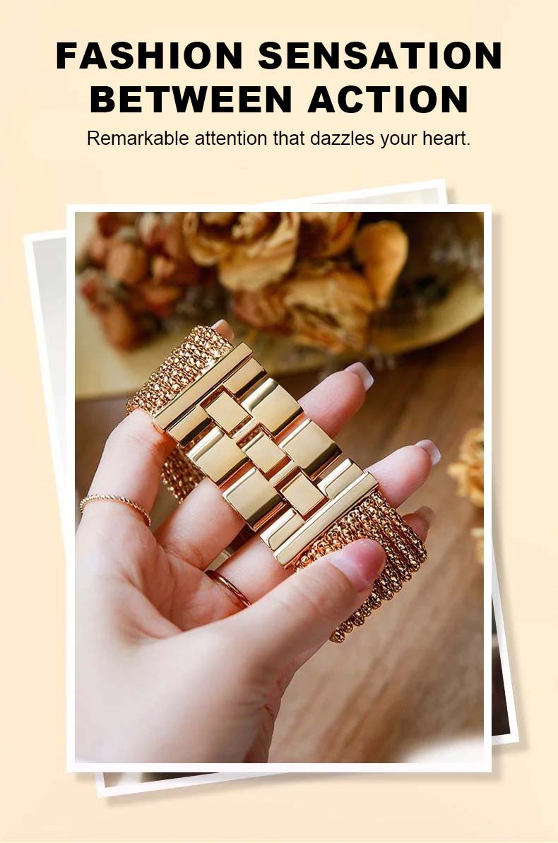 Damenuhr mit Diamantenbesatz und Quarzwerk