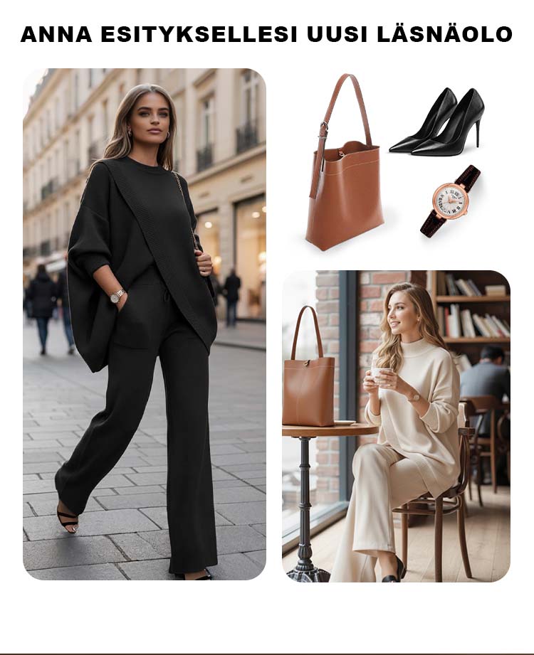 🔥Black-Friday-Mega-Angebot – 50 % Rabatt!🔥Damen Oversize-Pullover & Hose Set