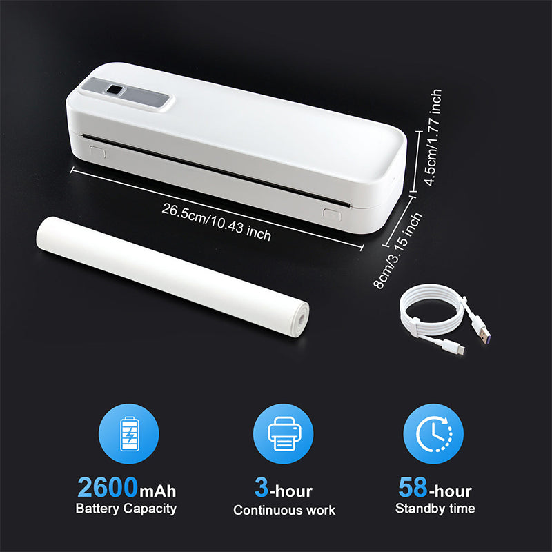 ⌛ Nur noch 3 Tage – 50 % auf alles! ⏰ Tragbarer Bluetooth-Thermodrucker – Drucken Sie überall! 🚀 Kostenloser Versand!