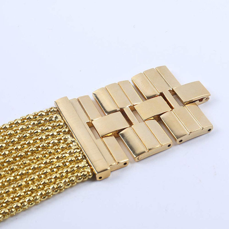 Damenuhr mit Diamantenbesatz und Quarzwerk